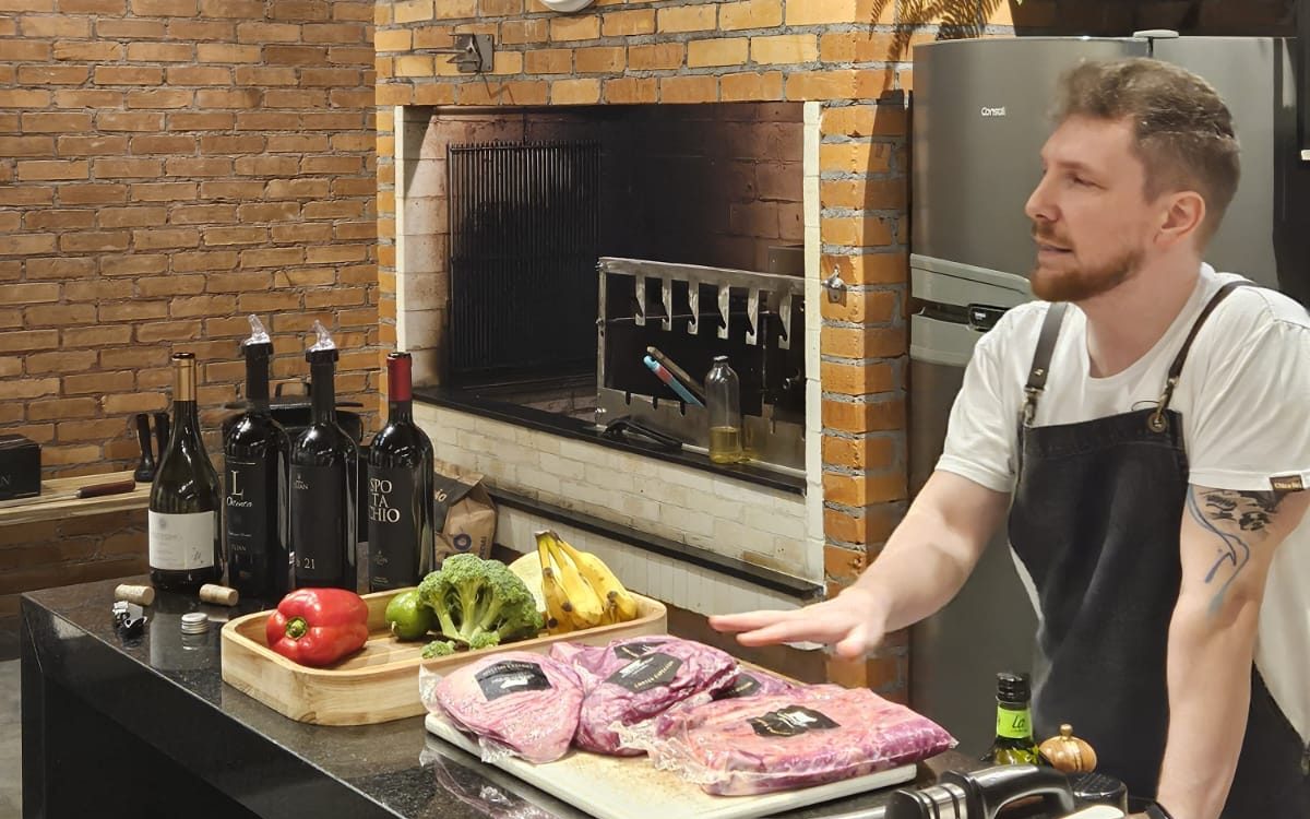 Churrasco na grelha